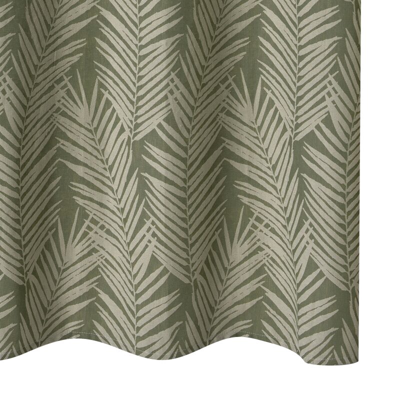 Rideau Lin TASMANIE coloris olive 135 x 245 cm