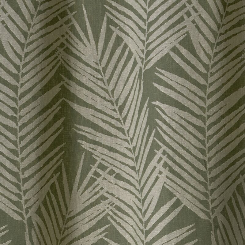 Rideau Lin TASMANIE coloris olive 135 x 245 cm