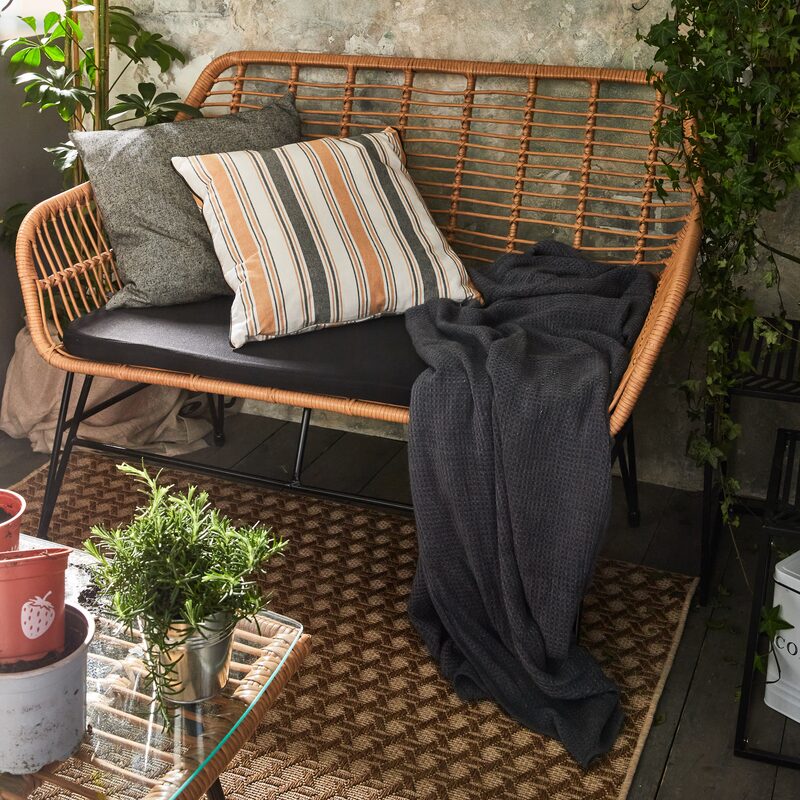 Plaid LUCA coloris anthracite