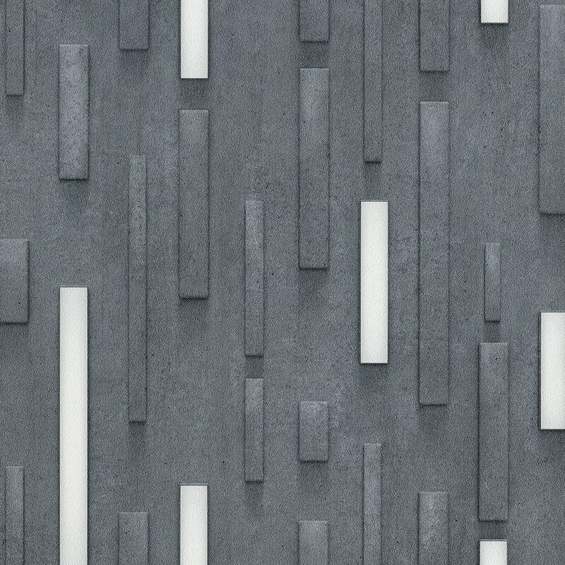 Papier peint intissé BRADLEY coloris gris fonte