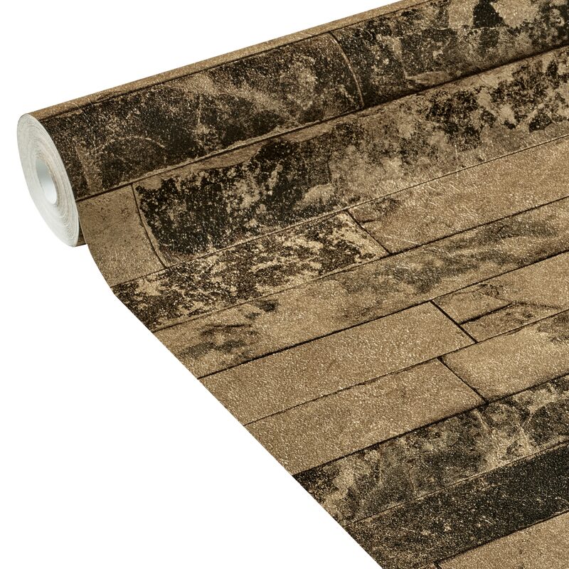 Papier peint intissé ELEMENTAIRE coloris doré