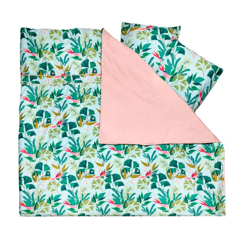 Parure de lit en percale de coton VICTORIA 240 x 220 cm