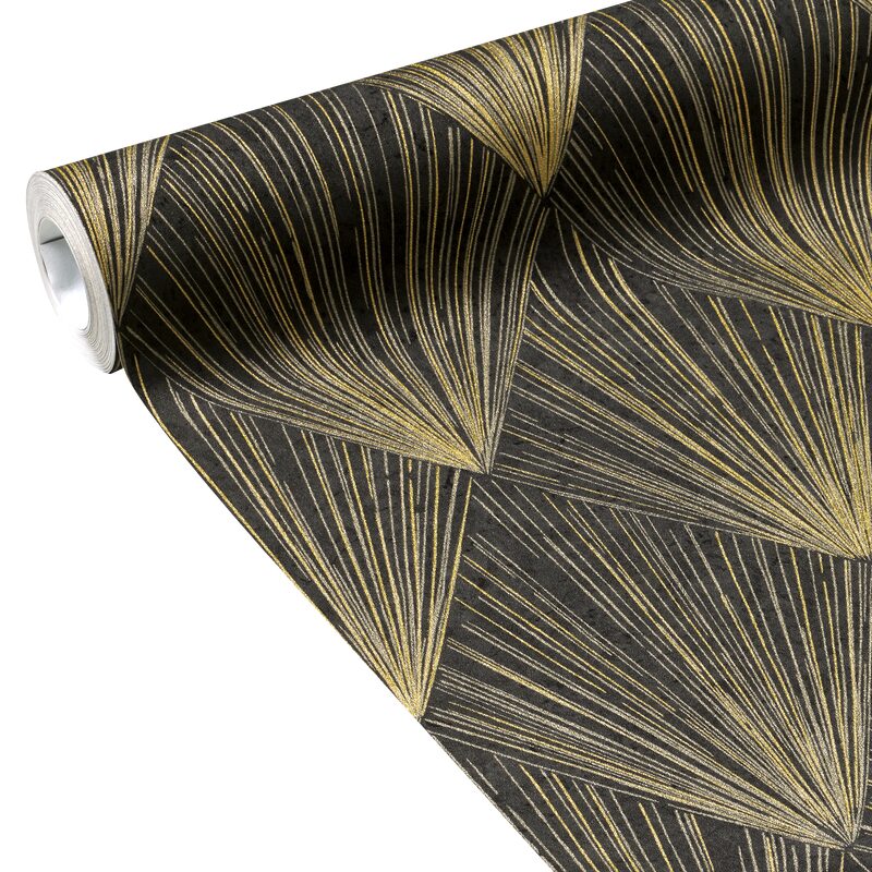 Papier peint intissé NEW YORK SPARKS X METROPOLITAN STORIES coloris noir
