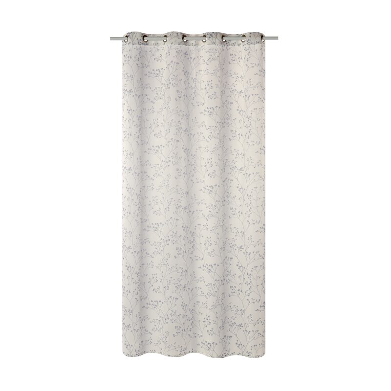 Voilage Lin KALAE coloris indigo 140 x 260 cm
