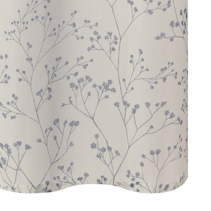 Voilage Lin KALAE coloris indigo 140 x 260 cm