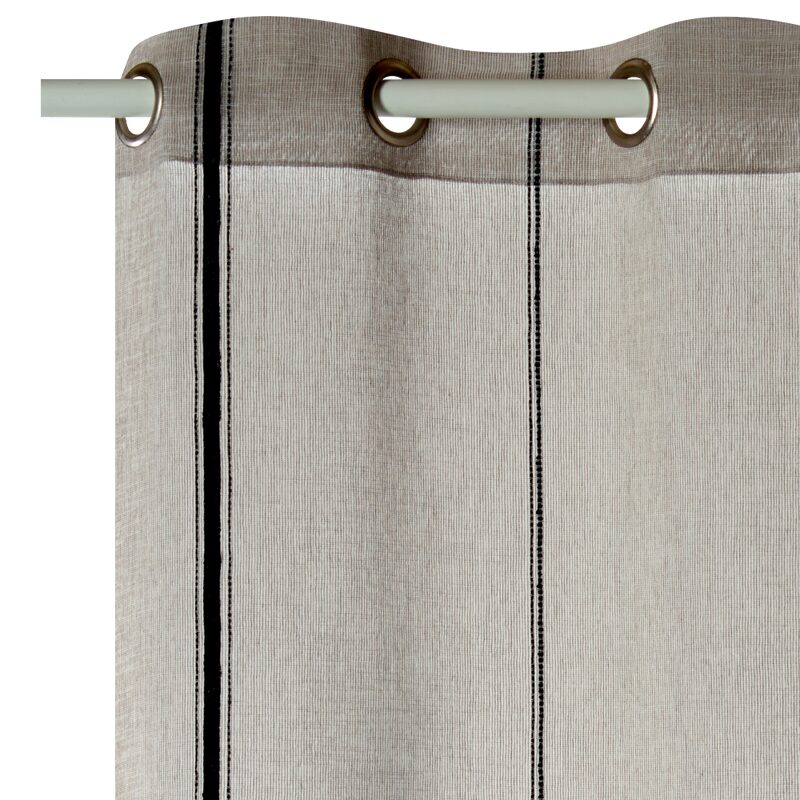 Voilage NAIROBI coloris lin 140 x 260 cm