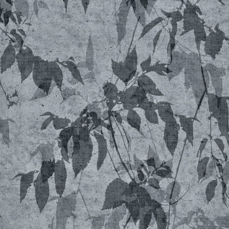 Papier peint intissé LORETTO coloris gris béton