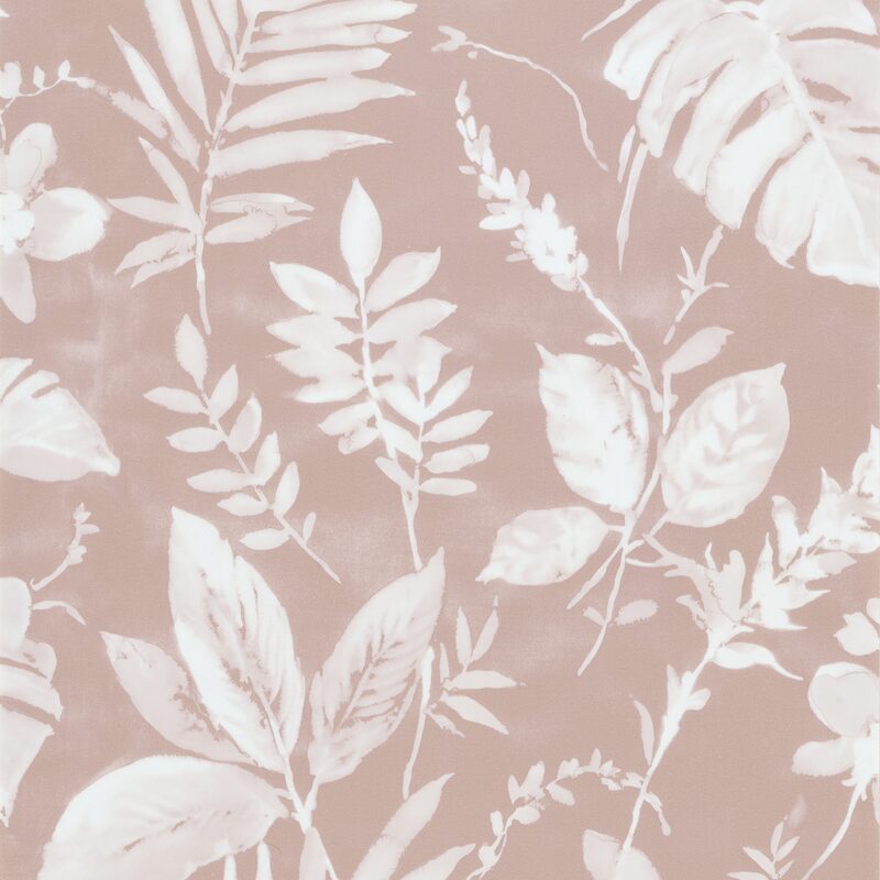 Papier peint intissé CARIENA coloris rose poudré