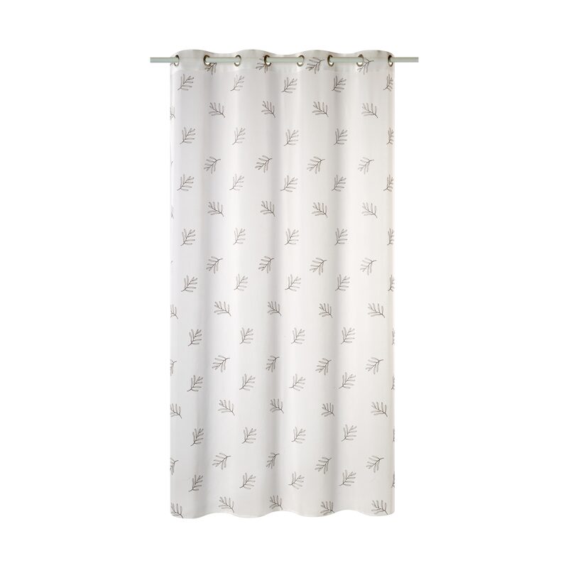 Voilage EMBLEAS coloris gris 140 x 240 cm