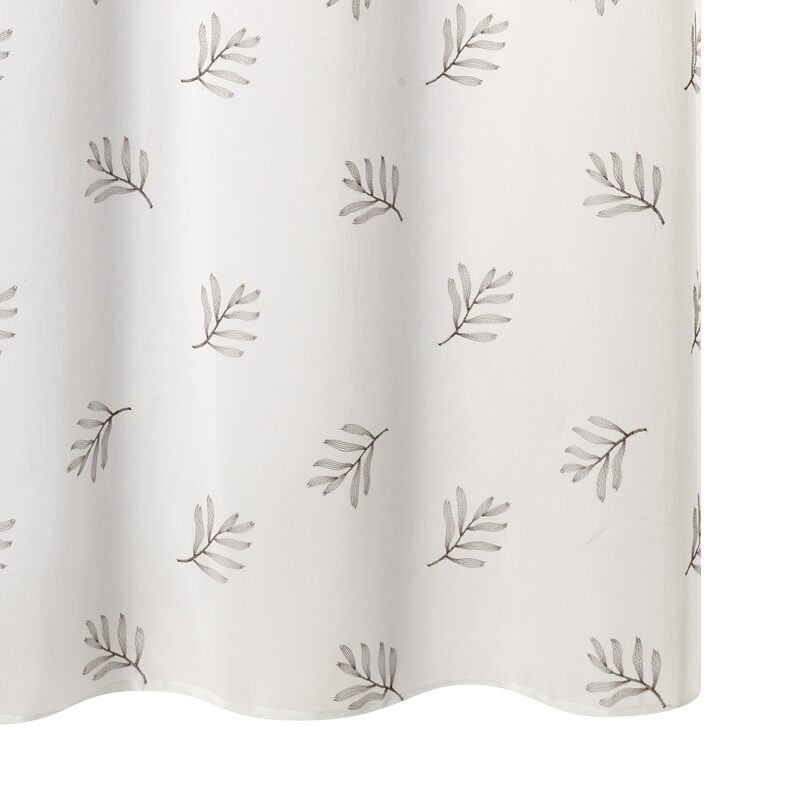 Voilage EMBLEAS coloris gris 140 x 240 cm