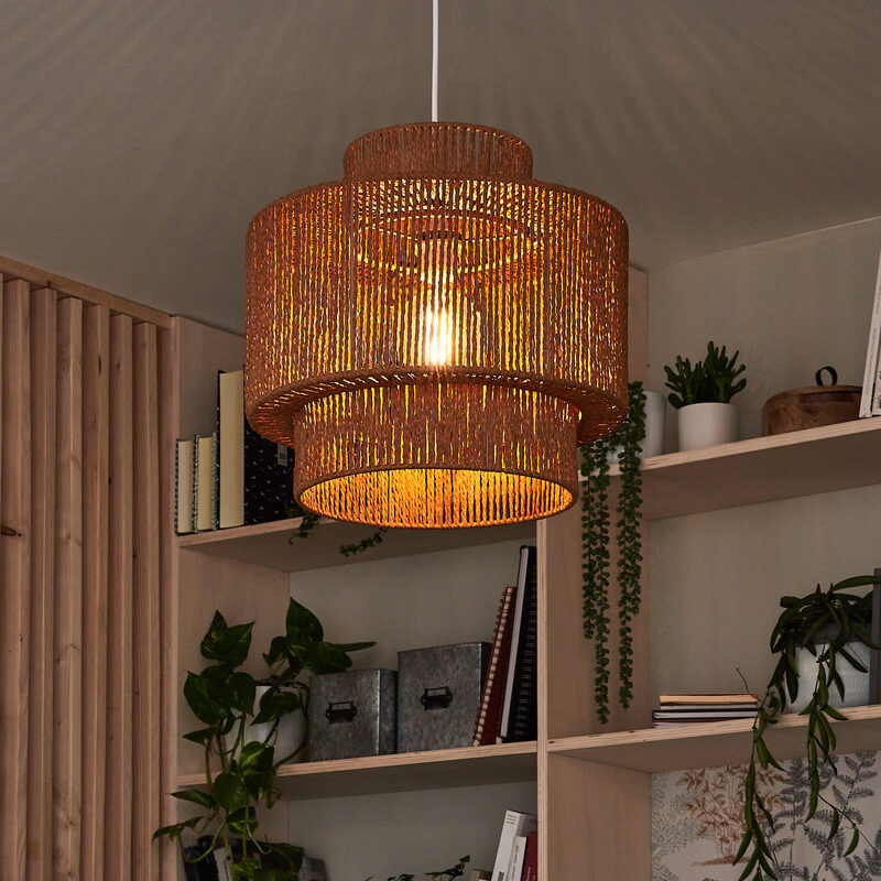 Suspension MILA coloris corde 37 x 40 cm