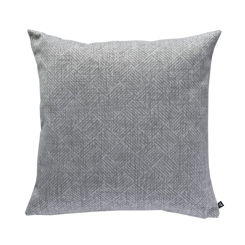 Coussin ARTHUS coloris gris perle 45 x 45 cm