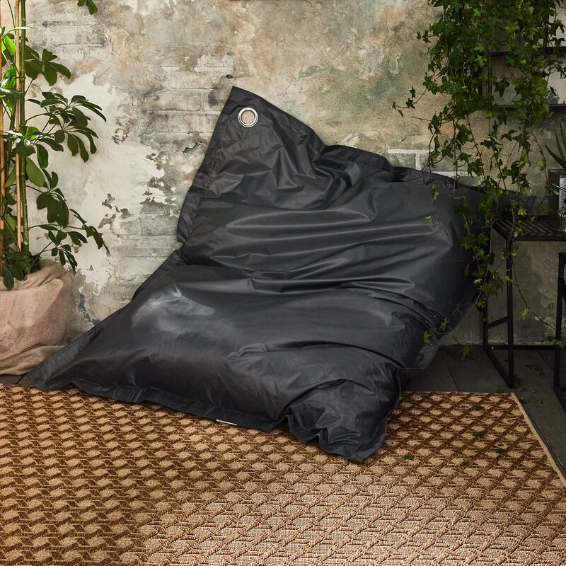 Pouf BIG BAG coloris gris 2 places