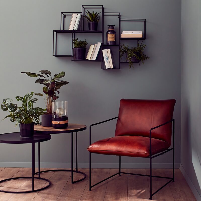 Table basse JUDITH coloris Brun bois