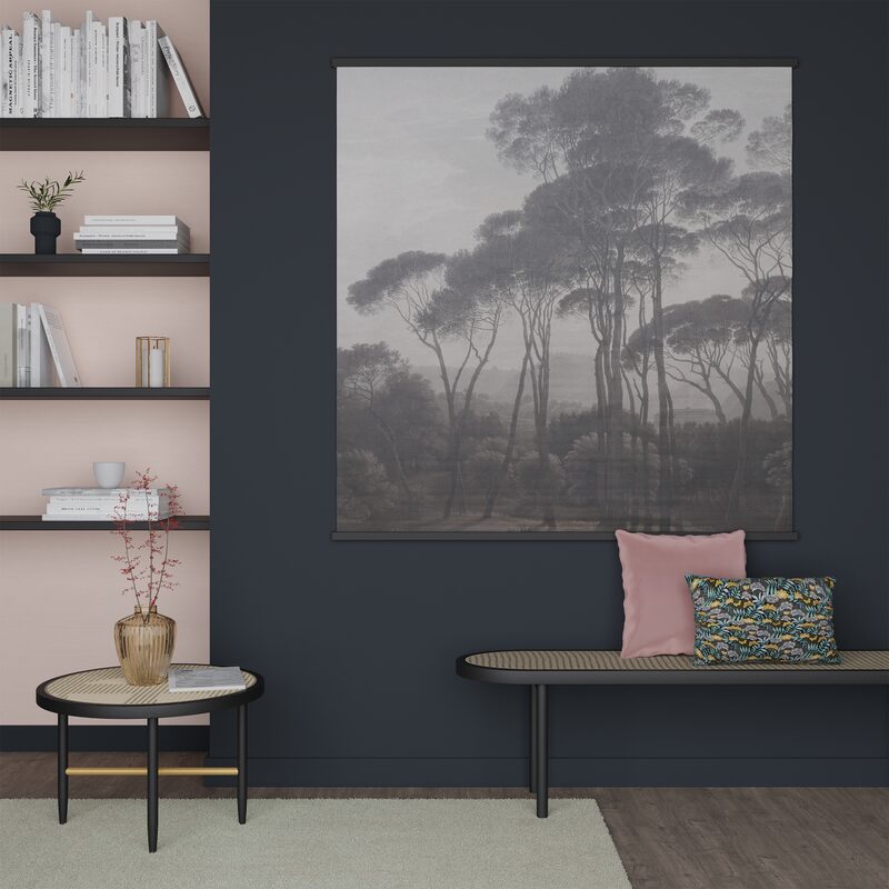Kakémono déco ARBOL coloris gris