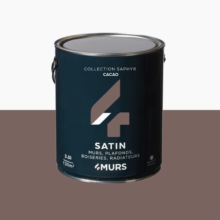 Saphyr Peinture Peinture cacao Satiné 2,5 L