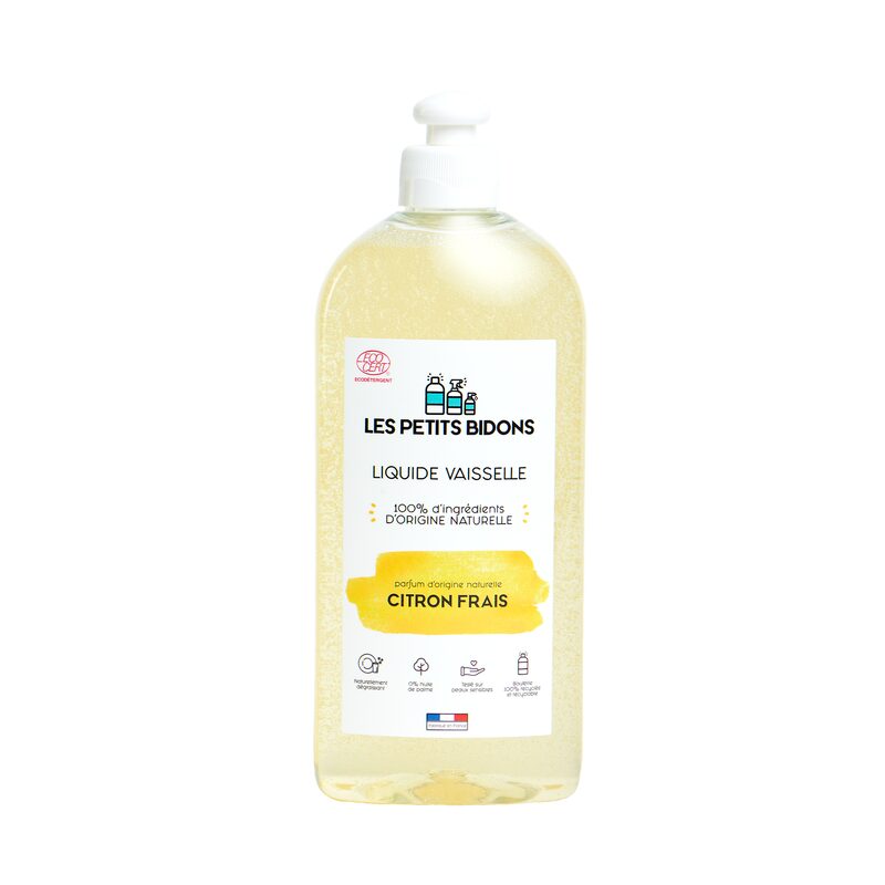 Savon d'entretien VAISSELLE CITRON coloris jaune