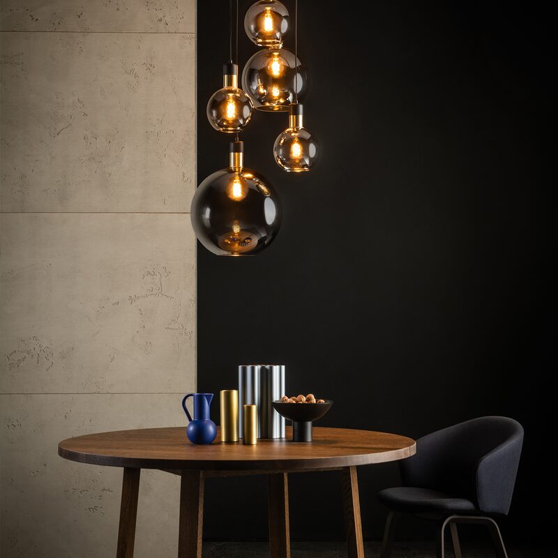 Suspension JULIUS coloris transparent 65 x 65 cm