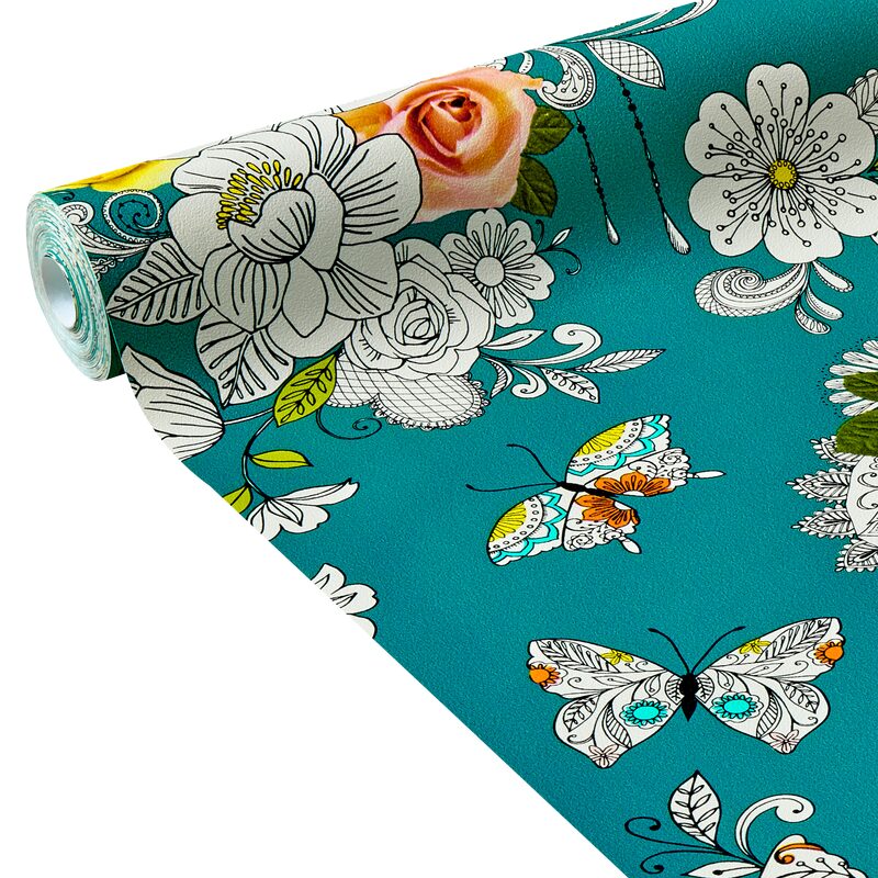 Papier peint intissé CATRINA coloris multicolore