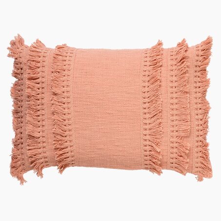 Coussin LARA coloris rose 40 x 60 cm