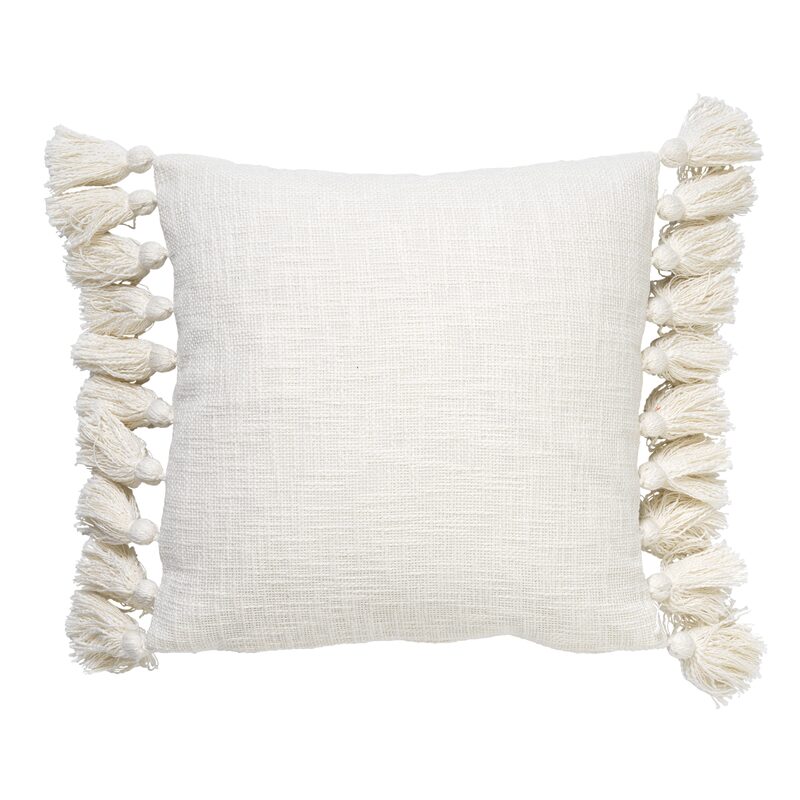 Coussin ELNA coloris blanc 45 x 45 cm