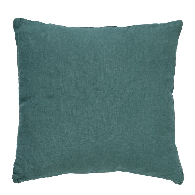 Coussin LINHA coloris vert jade 45 x 45 cm