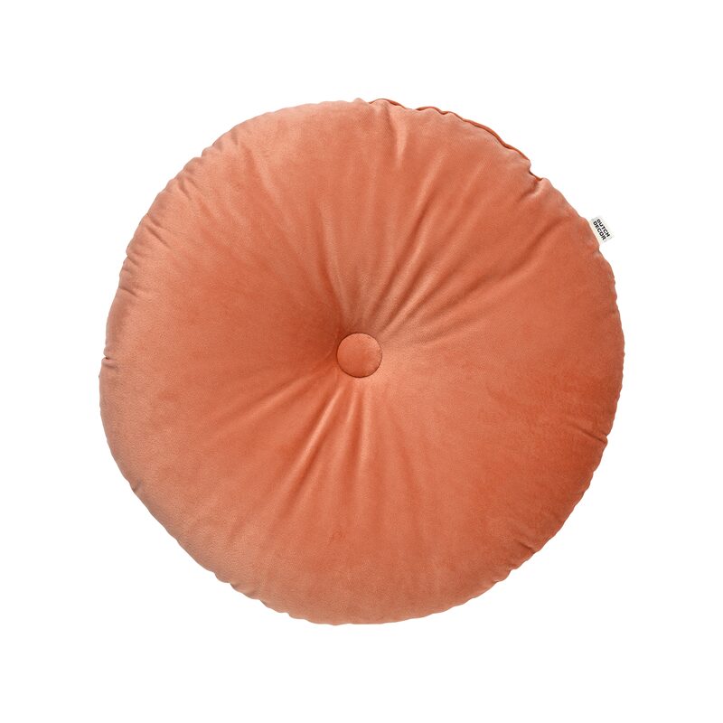 Coussin LILLY coloris rose orangé 40 cm