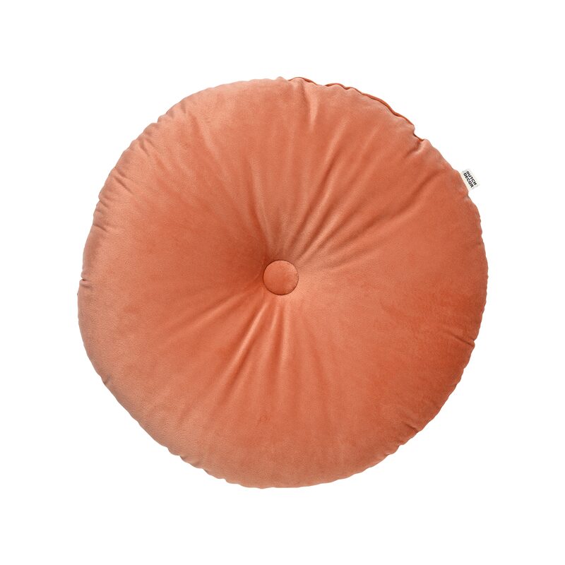 Coussin LILLY coloris rose orangé 40 cm