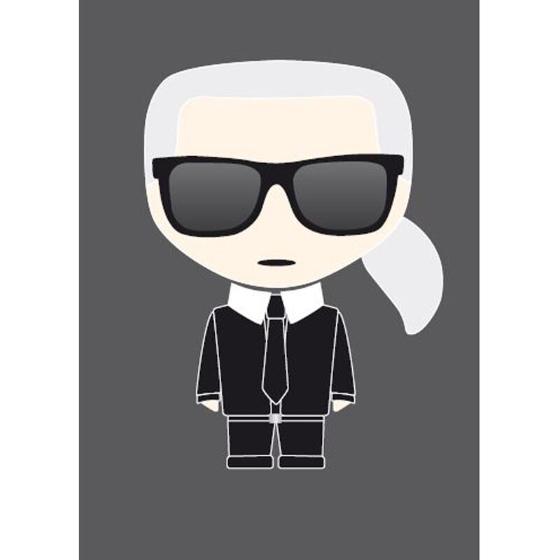 Papier peint panoramique L KARL LAGERFELD  IKONIK 200 x 280 cm
