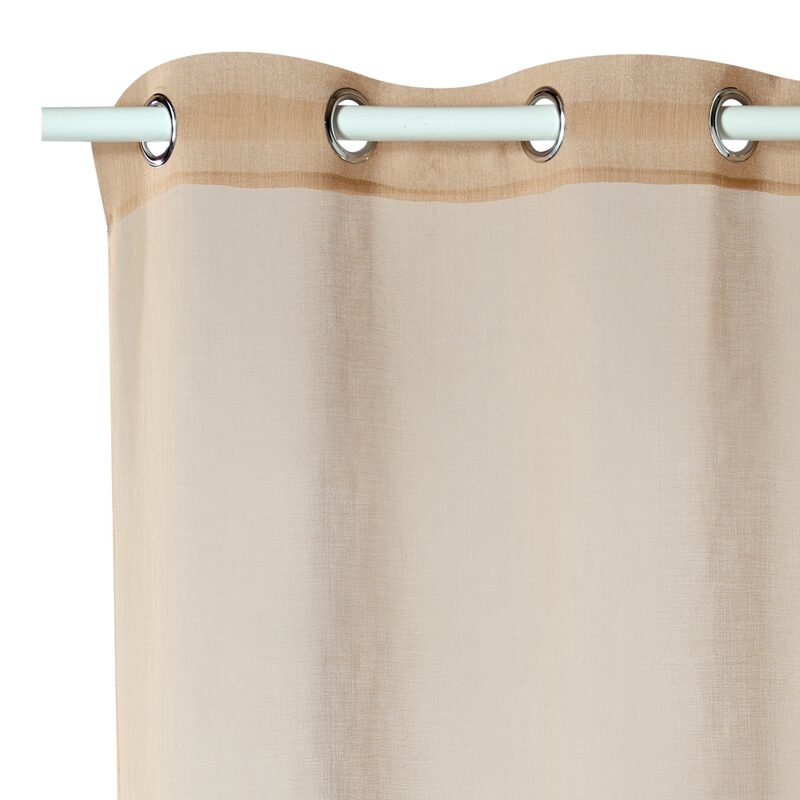 Voilage ACCADIA coloris camel 140 x 240 cm