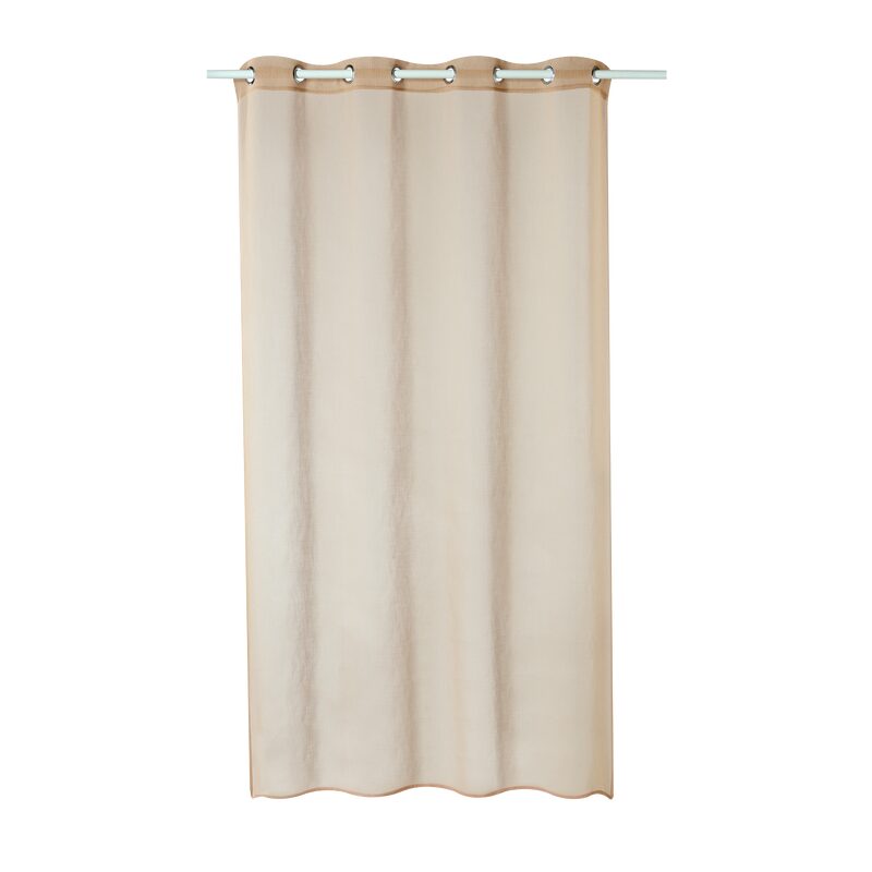 Voilage ACCADIA coloris camel 140 x 240 cm