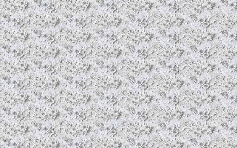 Papier peint intissé WONDERLAND coloris blanc perlé