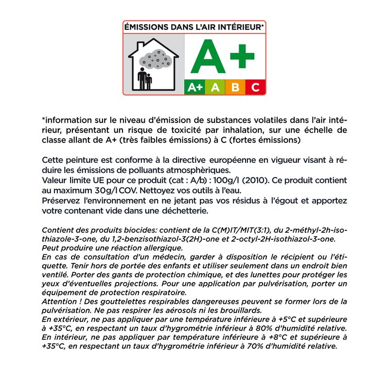 Peinture SO QUICK Acrylique vert smoke Satiné 0,5 L