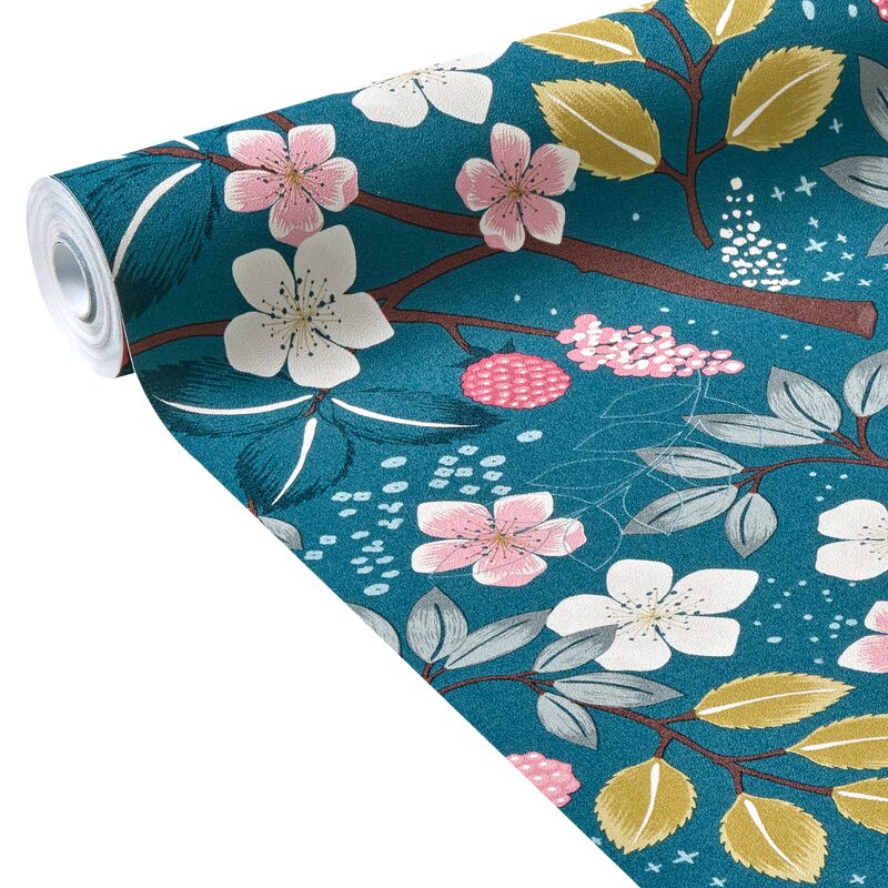 Papier peint intissé MARNIE coloris multicolore