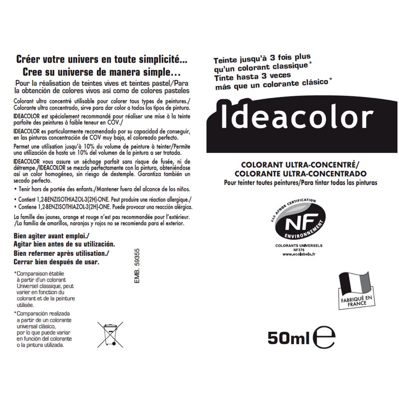 Peinture Dosette COLORANT Acrylique ombre calcinée 0,05 L