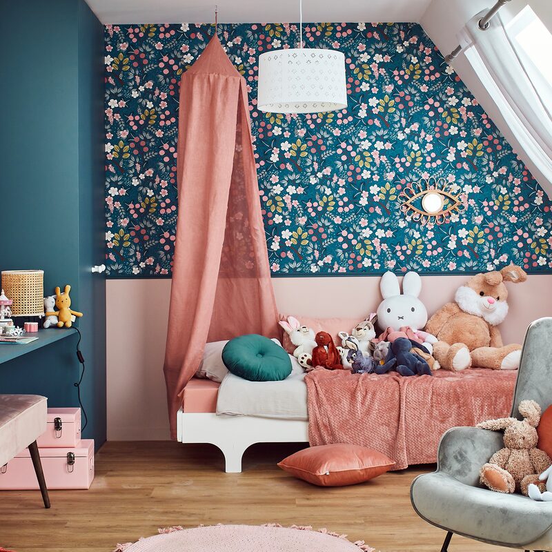 Papier peint intissé MARNIE coloris multicolore