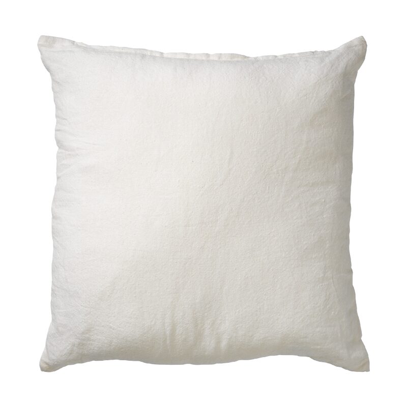 Coussin LINHA coloris blanc 45 x 45 cm