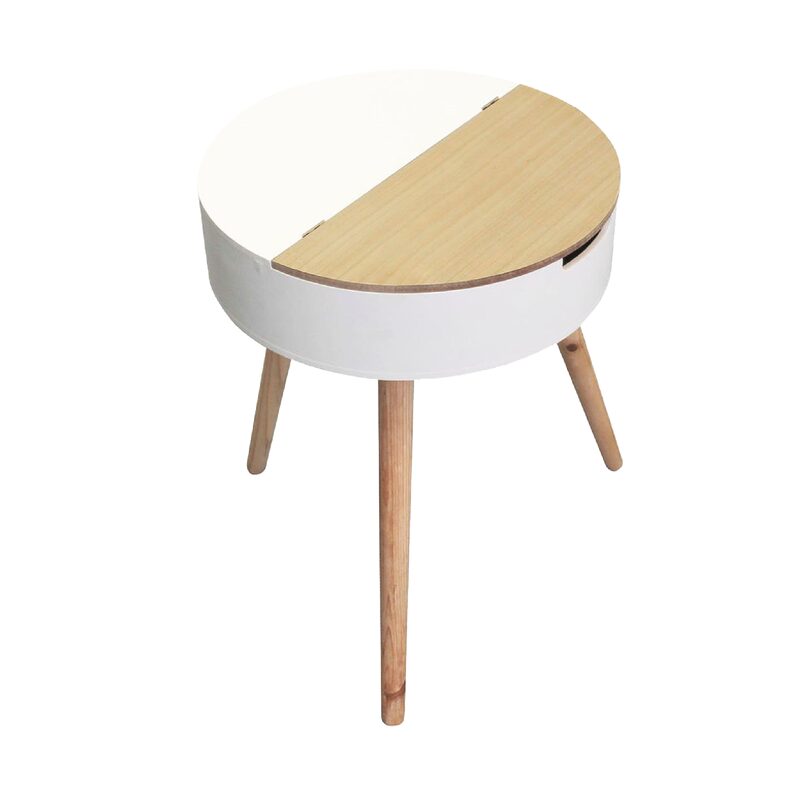 Table d'appoint LOYD coloris blanc