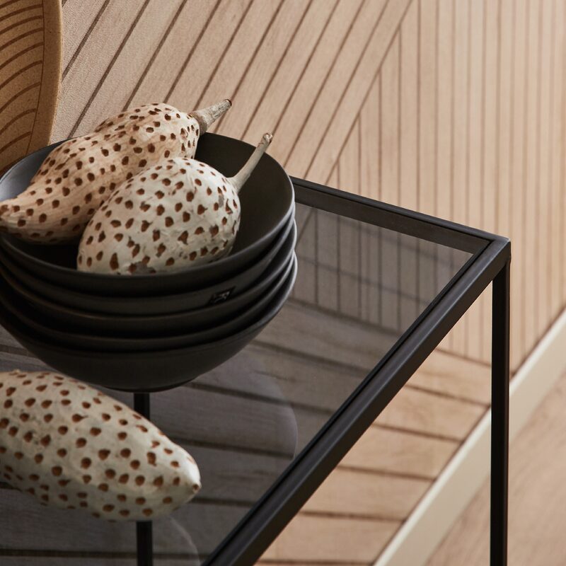 Assiette creuse HEDVIG GRA coloris gris anthracite