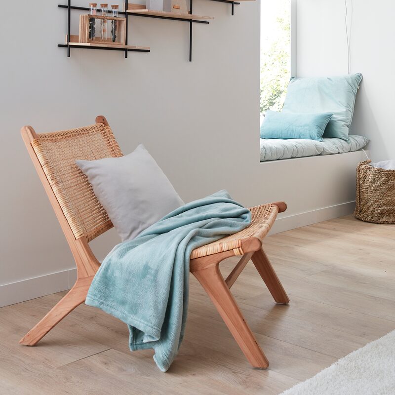 Fauteuil DILI coloris naturel