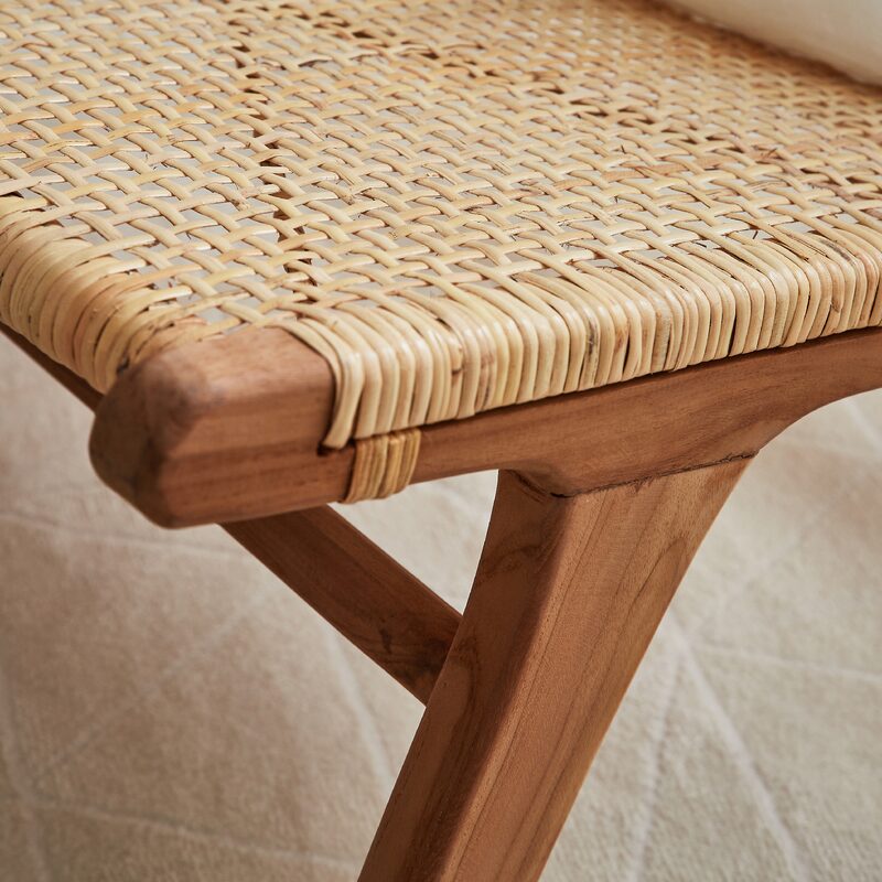 Fauteuil DILI coloris naturel