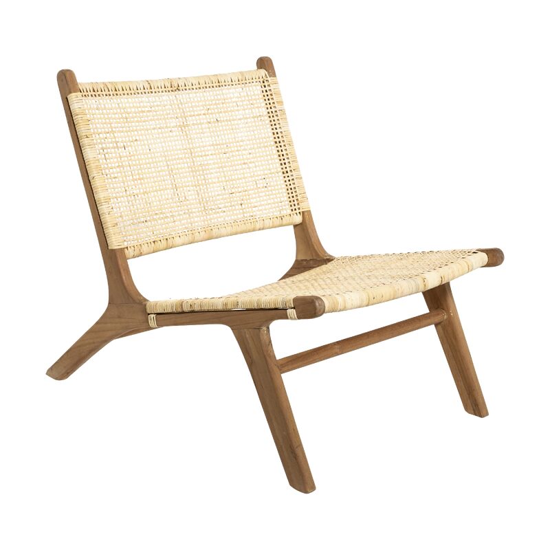Fauteuil DILI coloris naturel