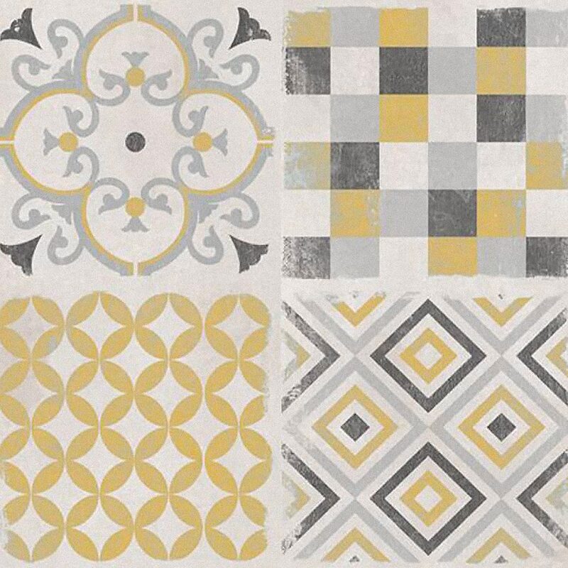 Revêtement décoratif adhésif ACCENT ANDALUZ YELLOW coloris jaune