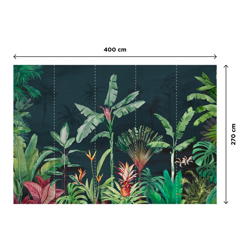 Papier peint panoramique XL WILD WILD COLORS NIGHT XL 400 x 270 cm