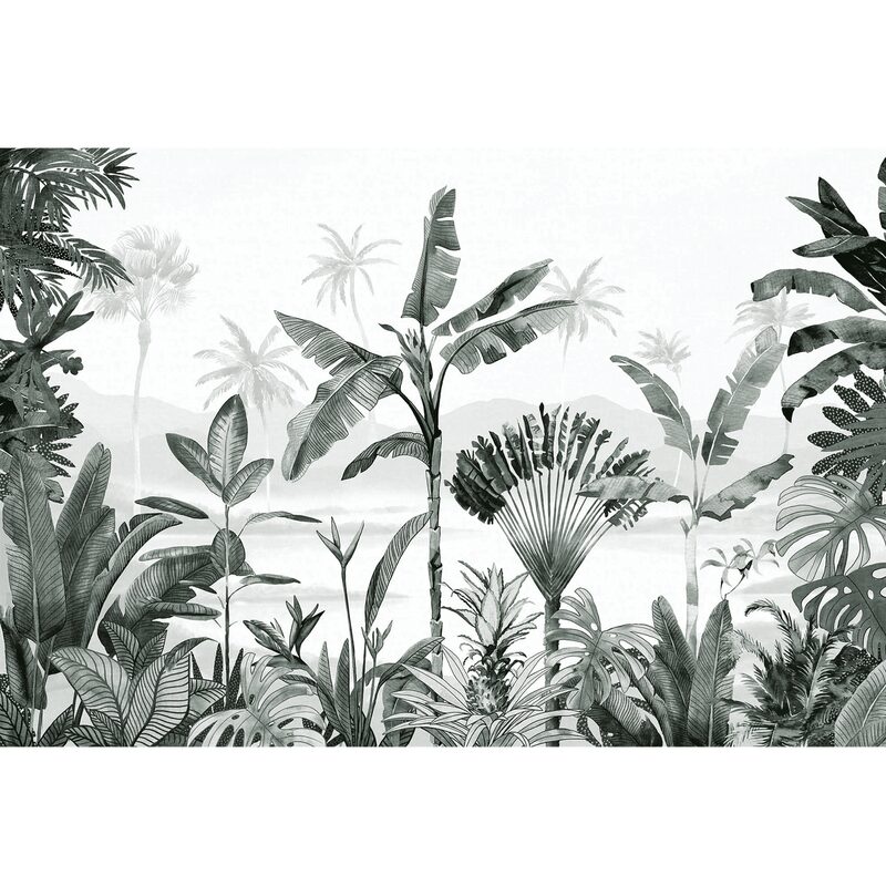 Papier peint panoramique XL WILD WILD COLORS EVERGREEN XL 400 x 270 cm
