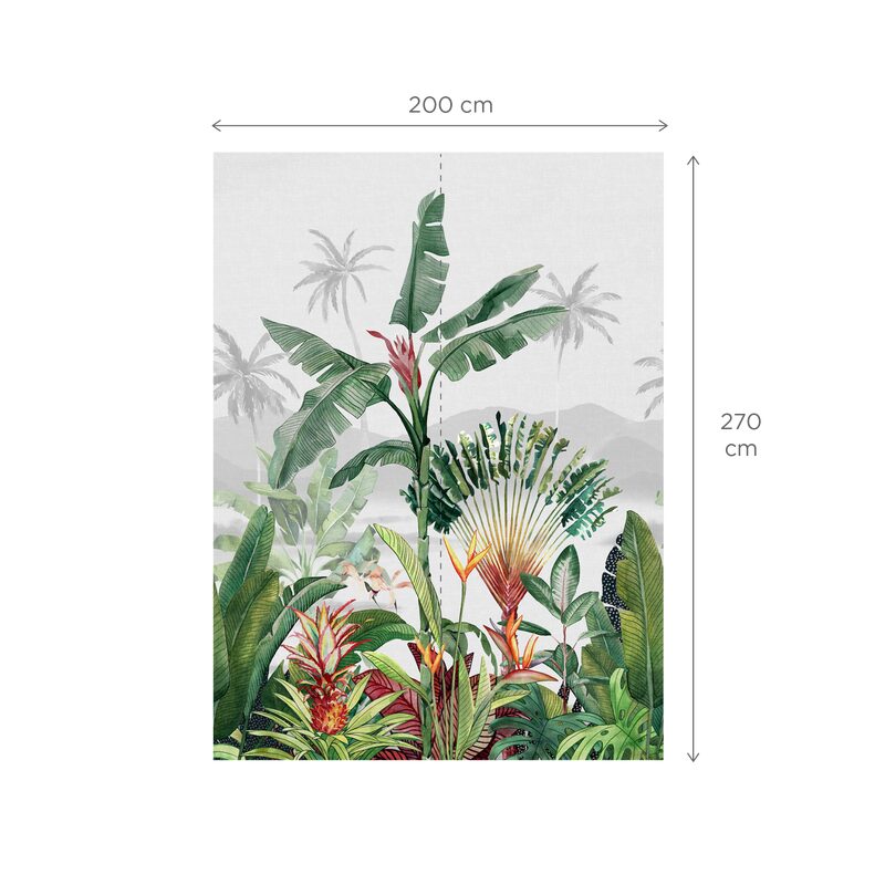 Papier peint panoramique L WILD WILD COLORS DAY SMALL 200 x 270 cm