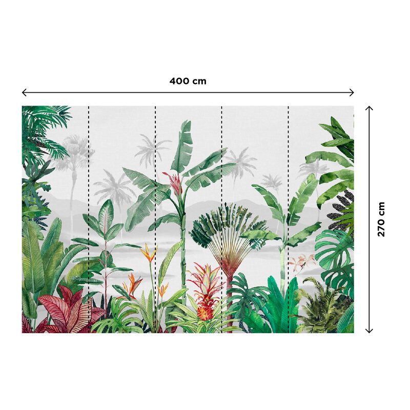 Papier peint panoramique XL WILD WILD COLORS DAY XL 400 x 270 cm