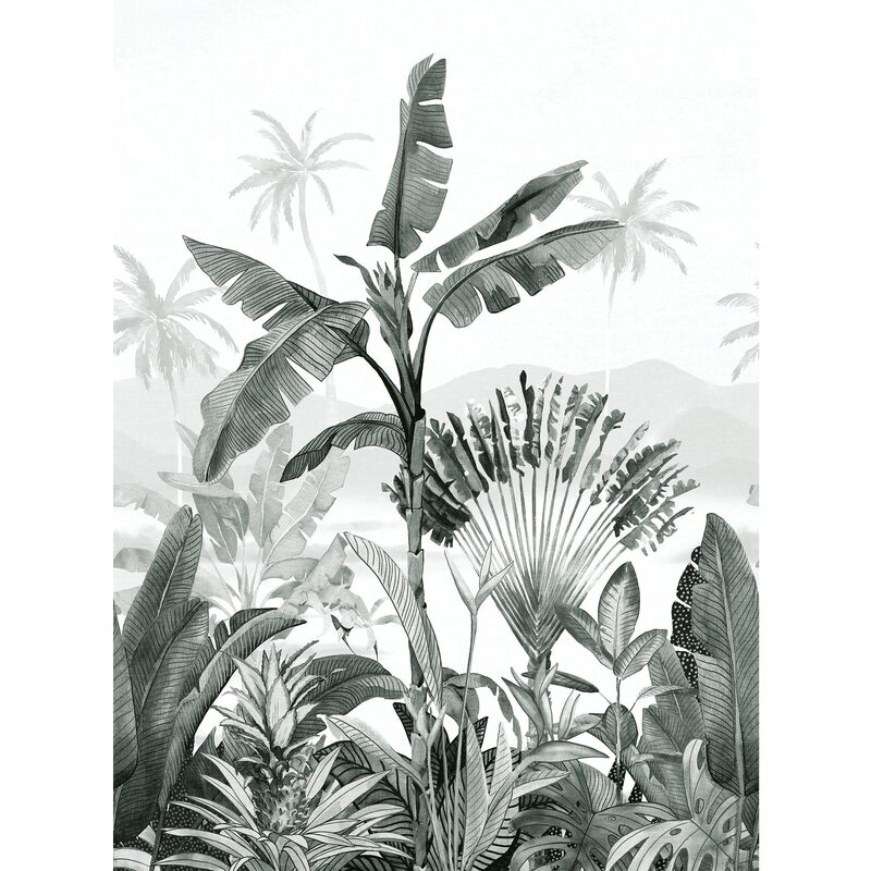 Papier peint panoramique L WILD WILD COLORS EVERGREEN SMALL 200 x 270 cm