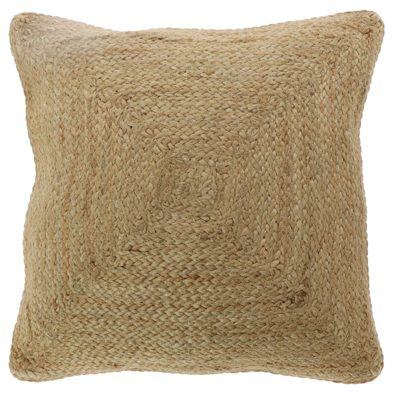Coussin RANA coloris beige 45 x 45 cm