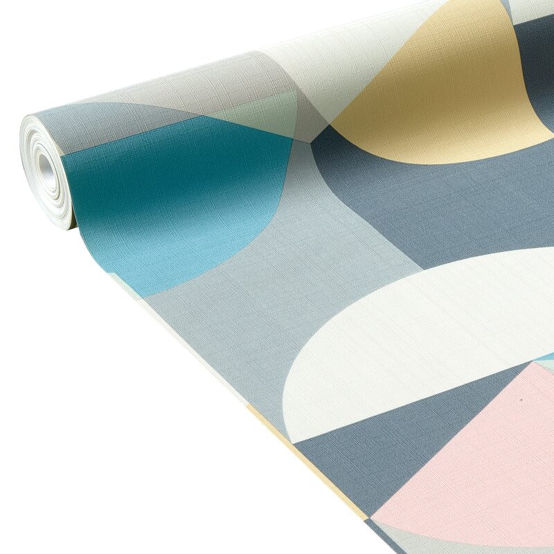 Papier peint intissé INGA coloris multicolore